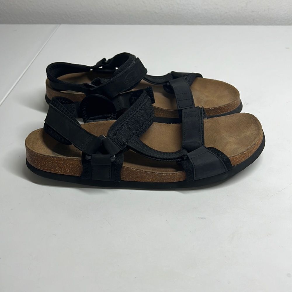 Scholl Heaven Adapta Track Sandals Size 44EU/ 11M Black